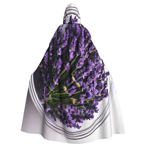 ERSDWRE Halloween-Kapuzenumhang mit violettem Lavendel, für Männer und Frauen, Kapuzenumhang für Mittelalter-Umhang, Kostüme, Cosplay ERSDWRE Halloween-Kapuzenumhang mit violettem Lavendel, für Männer und Frauen, Kapuzenumhang für Mittelalter-Umhang, Kostüme, Cosplay von ERSDWRE