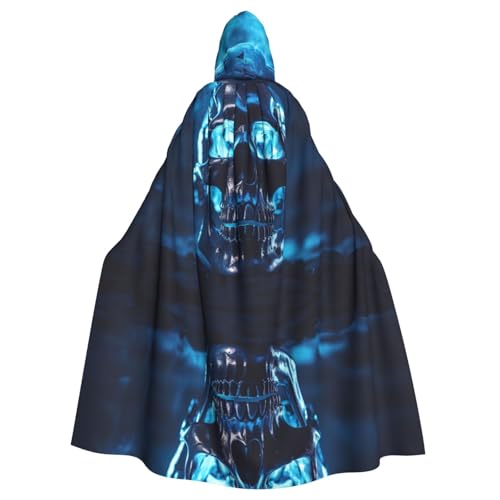 ERSDWRE Halloween beweglicher Skelett-Schädel-Druck, Halloween-Kapuzenumhang für Männer und Frauen, Kapuzenumhang für Mittelalter-Umhang, Kostüme, Cosplay ERSDWRE Halloween beweglicher Skelett-Schädel-Druck, Halloween-Kapuzenumhang für Männer und Frauen, Kapuzenumhang für Mittelalter-Umhang, Kostüme, Cosplay von ERSDWRE