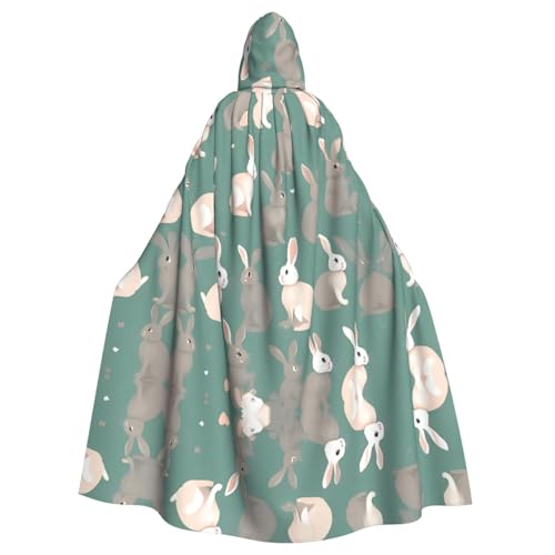 ERSDWRE Hasen-Hintergrund mit Halloween-Umhang für Männer und Frauen, Kapuzenumhang für Mittelalter-Umhang, Kostüme, Cosplay ERSDWRE Hasen-Hintergrund mit Halloween-Umhang für Männer und Frauen, Kapuzenumhang für Mittelalter-Umhang, Kostüme, Cosplay von ERSDWRE