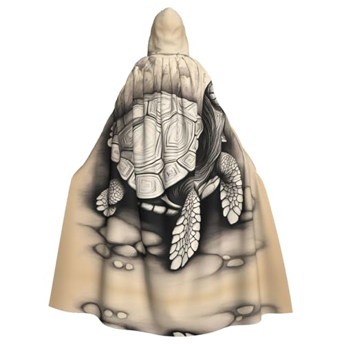 ERSDWRE Kapuzenumhang mit Schildkrötenaufdruck, für Herren und Damen, Mittelalter-Umhang, Kostüme, Cosplay ERSDWRE Kapuzenumhang mit Schildkrötenaufdruck, für Herren und Damen, Mittelalter-Umhang, Kostüme, Cosplay von ERSDWRE