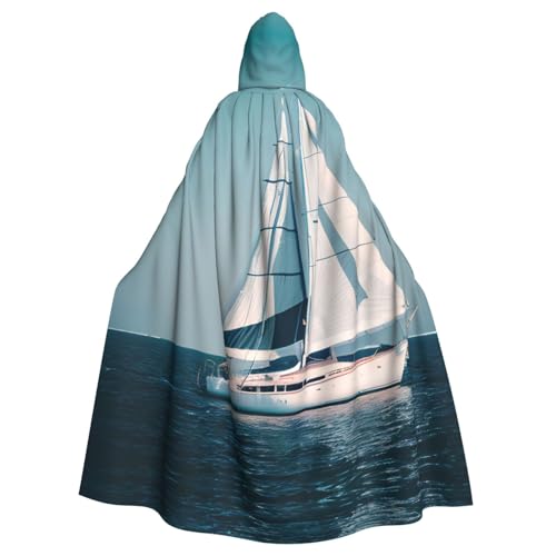 ERSDWRE Kapuzenumhang mit Segelboot, Schiff, Landschaftsdruck, Halloween, für Männer und Frauen, Kapuzenumhang, Robe für Mittelalter-Umhang, Kostüme, Cosplay ERSDWRE Kapuzenumhang mit Segelboot, Schiff, Landschaftsdruck, Halloween, für Männer und Frauen, Kapuzenumhang, Robe für Mittelalter-Umhang, Kostüme, Cosplay von ERSDWRE