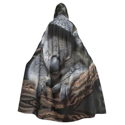 ERSDWRE Schlafender Koala-Kappen-Druck, Halloween-Kapuzenumhang für Männer und Frauen, Kapuzenumhang für Mittelalter-Umhang, Kostüme, Cosplay ERSDWRE Schlafender Koala-Kappen-Druck, Halloween-Kapuzenumhang für Männer und Frauen, Kapuzenumhang für Mittelalter-Umhang, Kostüme, Cosplay von ERSDWRE