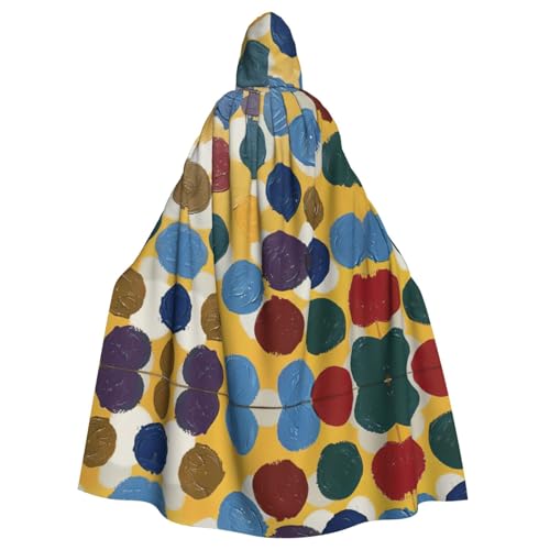ERSDWRE Twister Polka Dots Print Halloween Kapuzenumhang für Männer Frauen Kapuzenumhang Robe für Mittelalter Umhang Kostüme Cosplay ERSDWRE Twister Polka Dots Print Halloween Kapuzenumhang für Männer Frauen Kapuzenumhang Robe für Mittelalter Umhang Kostüme Cosplay von ERSDWRE