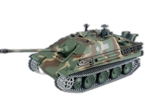 ES-TOYS Ferngesteuerter Panzer Jagdpanther Heng Long 1:16 mit Rauch&Sound und Stahlgetriebe - V7.0-2,4Ghz -PRO von ES-TOYS