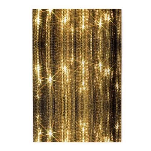 Gold Pailletten Sparkle Print Premium Holzpuzzle - 1000 Teile - Kunststoffbox Verpackung von ESASAM