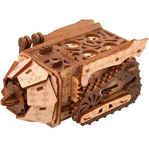 ESC WELT Space Rover Puzzle Box - Escape Room in einer Box - Weltraum-Themen-Gehirntrainer - 3D Puzzle-Spiel für Erwachsene & Kinder - Einzigartige Holz-Puzzle-Box - Ideal für Familienspaß und Geschen von ESC WELT