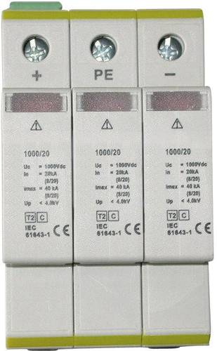 ESKA C-PV 1000/20 RC ETI Überspannungsschutz-Ableiter Überspannungsschutz für: Photovoltaik-Anlag von ESKA