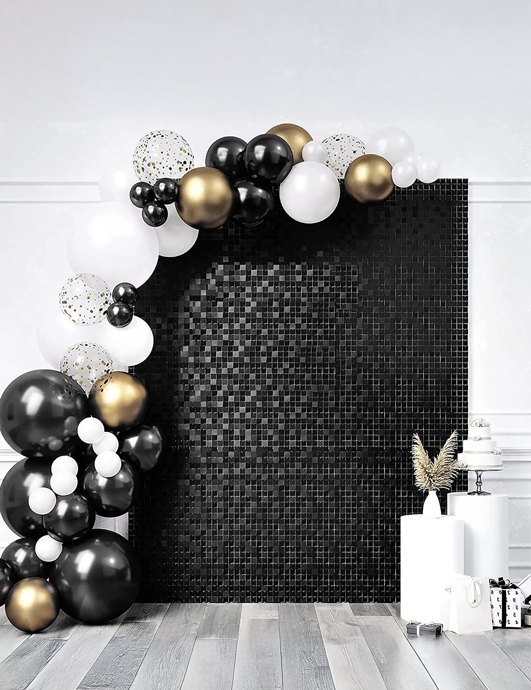 Dekowand Hochglanz 30 x 30 cm schwarz Dekowand Hochglanz 30 x 30 cm schwarz von ESPA