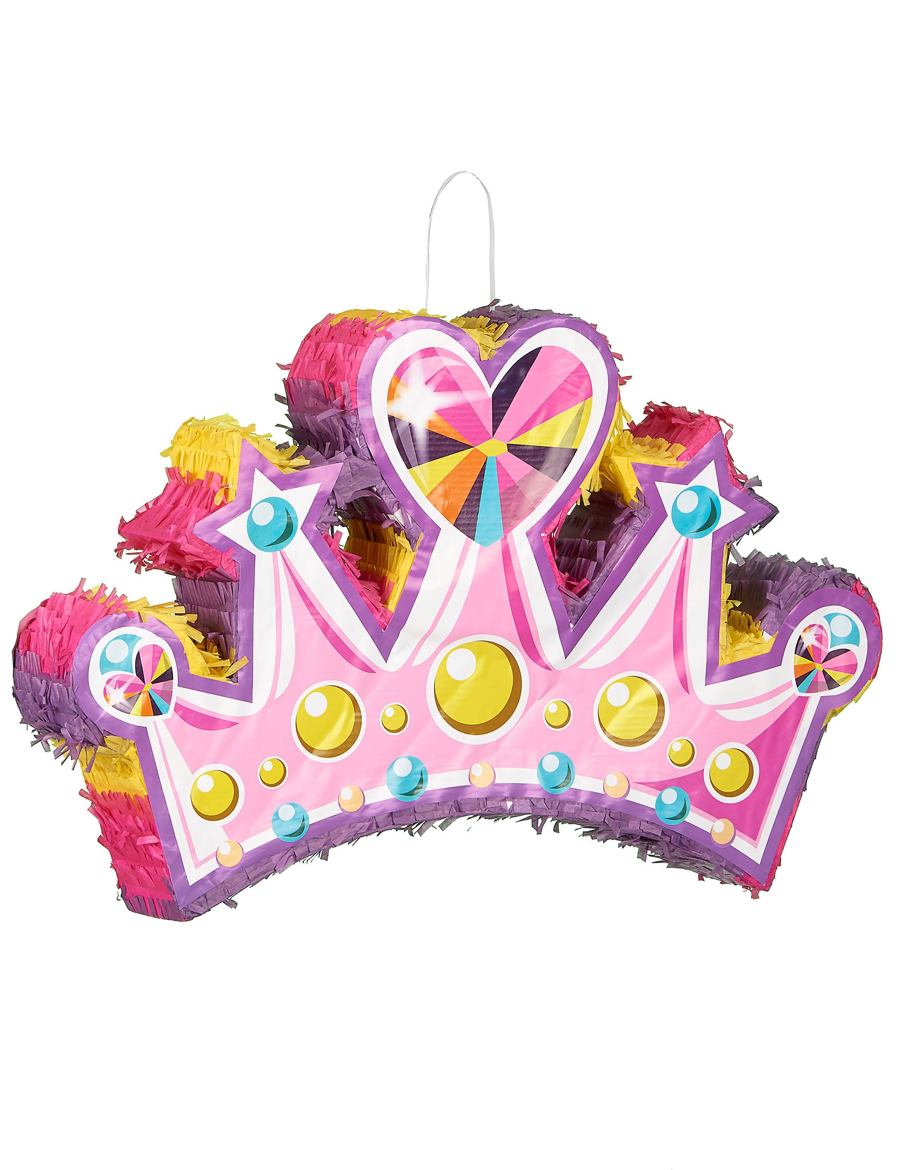 Piñata Krone Diadem Prinzessin bunt von ESPA