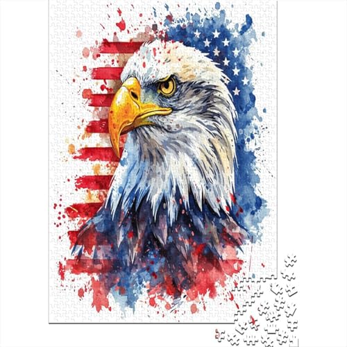 Adler Puzzlespiel 1000 Teile Erwachsene -Puzzle 1000 Stück Spiel Puzzles Für Erwachsene Kinder Puzzle Erwachsenen Puzzlespiel Puzzel 1000pcs (75x50cm) von ESPLJQRYX