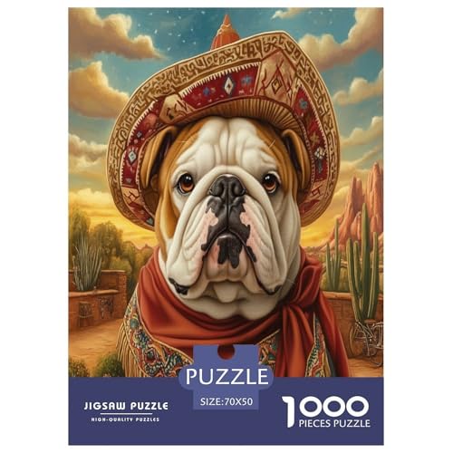Bulldog Puzzles 1000 Teile Schwer Puzzle Spielzeug Lernspiel Impossible Herausforderungsspielzeug Für Erwachsene Und Kinder in Bewährter 70x50cm/1000pcs Bulldog Puzzles 1000 Teile Schwer Puzzle Spielzeug Lernspiel Impossible Herausforderungsspielzeug Für Erwachsene Und Kinder in Bewährter 70x50cm/1000pcs von ESPLJQRYX