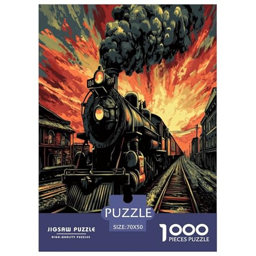 Dampfzug Puzzles 1000 Teile Schwer Puzzle Spielzeug Lernspiel Impossible Herausforderungsspielzeug Für Erwachsene Kinder 70x50cm/1000pcs Dampfzug Puzzles 1000 Teile Schwer Puzzle Spielzeug Lernspiel Impossible Herausforderungsspielzeug Für Erwachsene Kinder 70x50cm/1000pcs von ESPLJQRYX
