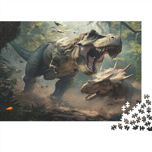 Dinosaurier 1000 Teile,Impossible Puzzle,GesKükenlichkeitsspiel Für Die Ganze Familie, Erwachsenen Puzzlespiel Puzzel 1000pcs (75x50cm) von ESPLJQRYX