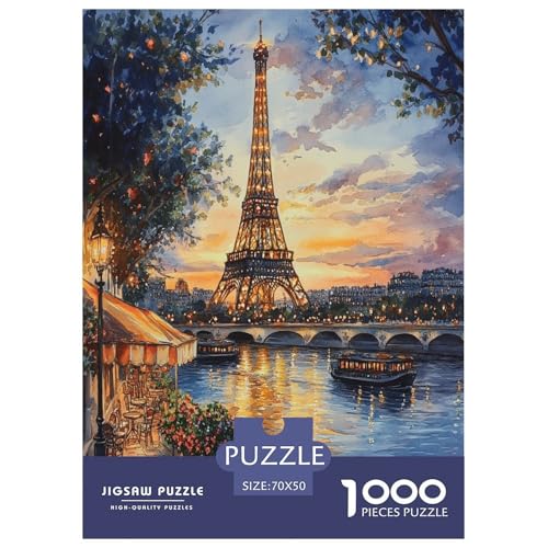 Eiffelturm Puzzles 1000 Teile Schwer Puzzle Spielzeug Lernspiel Impossible Herausforderungsspielzeug Für Erwachsene Und Kinder in Bewährter 70x50cm/1000pcs Eiffelturm Puzzles 1000 Teile Schwer Puzzle Spielzeug Lernspiel Impossible Herausforderungsspielzeug Für Erwachsene Und Kinder in Bewährter 70x50cm/1000pcs von ESPLJQRYX
