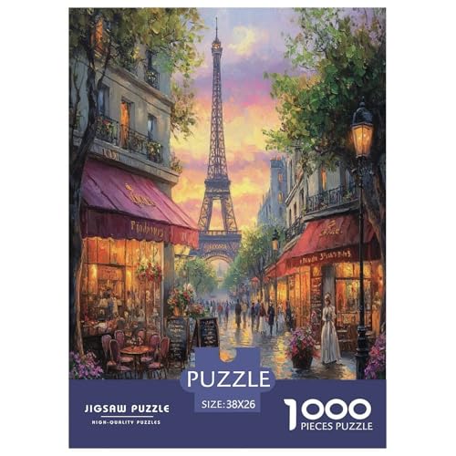 Eiffelturm Puzzles 1000 Teile Schwer Puzzle Spielzeug Pädagogisches Spiel Impossible Herausforderungsspielzeug Für Erwachsene Und Kinder Ab 14 Jahren 38x26cm/1000pcs Eiffelturm Puzzles 1000 Teile Schwer Puzzle Spielzeug Pädagogisches Spiel Impossible Herausforderungsspielzeug Für Erwachsene Und Kinder Ab 14 Jahren 38x26cm/1000pcs von ESPLJQRYX