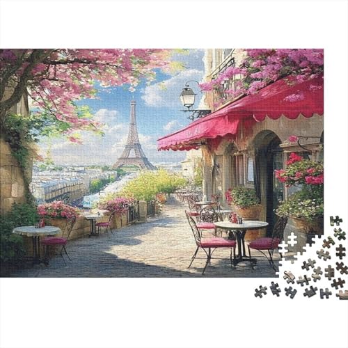 Eiffelturm Puzzlespiel 1000 Teile Für Erwachsene, Einzigartige Kunstwerke Und Vorlage - Geburtstagsgeschenk - Spaßige Puzzles Mit Überraschung Von Puzzle in A Bag Puzzel 1000pcs (75x50cm) von ESPLJQRYX