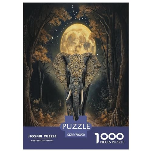Elefanten Puzzle 1000-teilige Schwer Puzzle Spielzeug Lernspiel Impossible Herausforderungsspielzeug Für Erwachsene Und Kinder Ab 12 Jahren 70x50cm/1000pcs Elefanten Puzzle 1000-teilige Schwer Puzzle Spielzeug Lernspiel Impossible Herausforderungsspielzeug Für Erwachsene Und Kinder Ab 12 Jahren 70x50cm/1000pcs von ESPLJQRYX