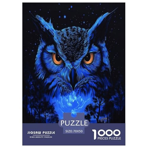 Eule Puzzle 1000-teilige Schwer Puzzle Spielzeug Lernspiel Impossible Herausforderungsspielzeug Für Erwachsene Und Kinder Ab 12 Jahren 70x50cm/1000pcs Eule Puzzle 1000-teilige Schwer Puzzle Spielzeug Lernspiel Impossible Herausforderungsspielzeug Für Erwachsene Und Kinder Ab 12 Jahren 70x50cm/1000pcs von ESPLJQRYX