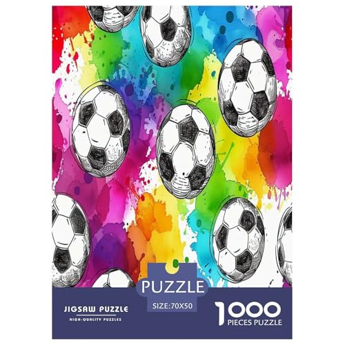 Fußball Puzzle 1000 Teile Schwer Puzzle Spielzeug Pädagogisches Spiel Impossible Herausforderungsspielzeug Für Erwachsene Kinder 70x50cm/1000pcs Fußball Puzzle 1000 Teile Schwer Puzzle Spielzeug Pädagogisches Spiel Impossible Herausforderungsspielzeug Für Erwachsene Kinder 70x50cm/1000pcs von ESPLJQRYX