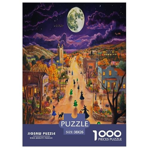 Halloween Dorf Puzzles 1000 Teile Schwer Puzzle Spielzeug Lernspiel Impossible Herausforderung Spielzeug Für Erwachsene Und Kinder Ab 12 Jahren 38x26cm/1000pcs Halloween Dorf Puzzles 1000 Teile Schwer Puzzle Spielzeug Lernspiel Impossible Herausforderung Spielzeug Für Erwachsene Und Kinder Ab 12 Jahren 38x26cm/1000pcs von ESPLJQRYX
