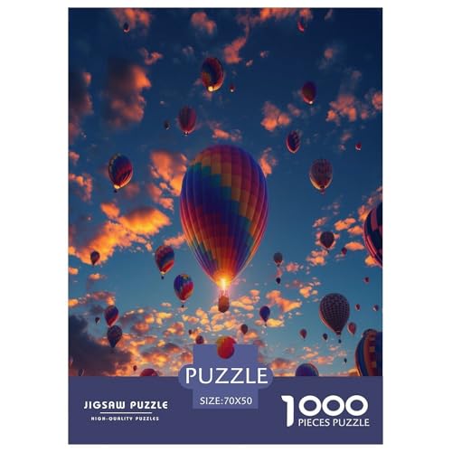 Heißluftballon Puzzles 1000 Teile Schwer Puzzle Spielzeug Pädagogisches Spiel Impossible Herausforderungsspielzeug Für Erwachsene Und Kinder in Bewährter 70x50cm/1000pcs Heißluftballon Puzzles 1000 Teile Schwer Puzzle Spielzeug Pädagogisches Spiel Impossible Herausforderungsspielzeug Für Erwachsene Und Kinder in Bewährter 70x50cm/1000pcs von ESPLJQRYX