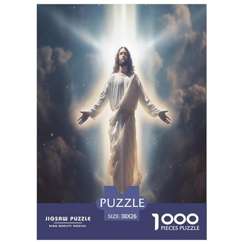 Jesus Puzzle 1000 Teile Schwer Puzzle Spielzeug Lernspiel Impossible Herausforderungsspielzeug Für Erwachsene Und Kinder in Bewährter 38x26cm/1000pcs Jesus Puzzle 1000 Teile Schwer Puzzle Spielzeug Lernspiel Impossible Herausforderungsspielzeug Für Erwachsene Und Kinder in Bewährter 38x26cm/1000pcs von ESPLJQRYX
