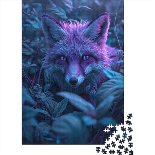 Jungle Fuchs 1000 Teile,Impossible Puzzle,GesKükenlichkeitsspiel Für Die Ganze Familie, Erwachsenen Puzzlespiel Puzzel 1000pcs (75x50cm) von ESPLJQRYX