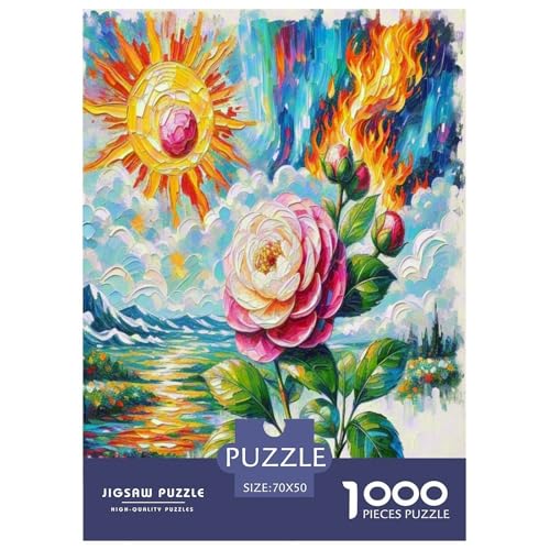 Kamellien Puzzle 1000 Teile Schwer Puzzle Spielzeug Lernspiel Impossible Herausforderungsspielzeug Für Erwachsene Und Kinder Ab 12 Jahren 70x50cm/1000pcs Kamellien Puzzle 1000 Teile Schwer Puzzle Spielzeug Lernspiel Impossible Herausforderungsspielzeug Für Erwachsene Und Kinder Ab 12 Jahren 70x50cm/1000pcs von ESPLJQRYX