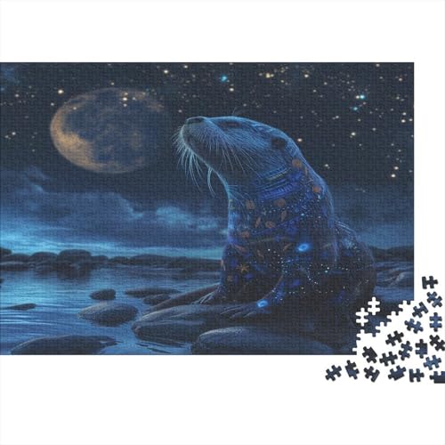 Otter 1000 Teile Puzzle, Puzzles Für Erwachsene, 1000 Teile Puzzlespiel Für Jugendliche & Erwachsene Puzzlespiel Puzzel 1000pcs (75x50cm) von ESPLJQRYX