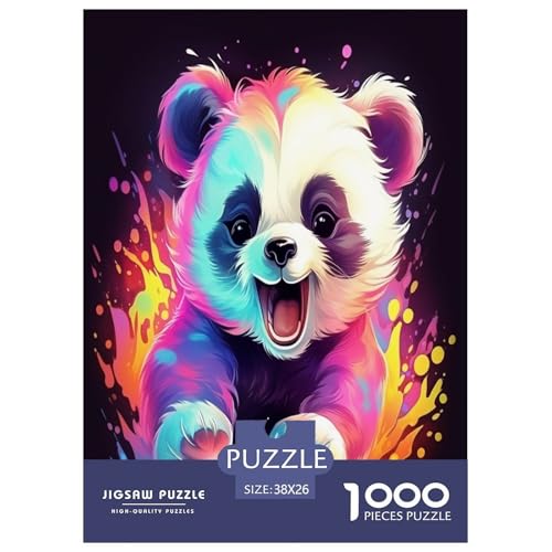 Panda Puzzles 1000 Teile Schwer Puzzle Spielzeug Lernspiel Impossible Herausforderung Spielzeug Für Erwachsene Und Kinder in Bewährter 38x26cm/1000pcs Panda Puzzles 1000 Teile Schwer Puzzle Spielzeug Lernspiel Impossible Herausforderung Spielzeug Für Erwachsene Und Kinder in Bewährter 38x26cm/1000pcs von ESPLJQRYX