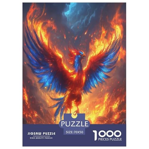Phoenix Puzzle 1000 Teile Schwer Puzzle Spielzeug Lernspiel Impossible Herausforderungsspielzeug Für Erwachsene Und Kinder in Bewährter 70x50cm/1000pcs Phoenix Puzzle 1000 Teile Schwer Puzzle Spielzeug Lernspiel Impossible Herausforderungsspielzeug Für Erwachsene Und Kinder in Bewährter 70x50cm/1000pcs von ESPLJQRYX