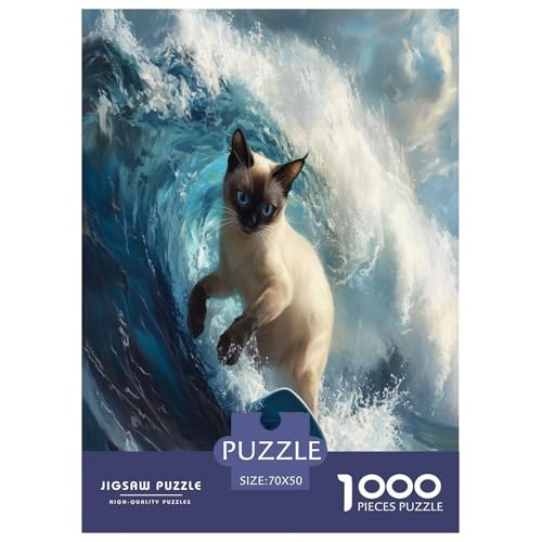 Ragdoll Katze Puzzle 1000 Teile Schwer Puzzle Spielzeug Pädagogisches Spiel Impossible Herausforderung Spielzeug Für Erwachsene Und Kinder in Bewährter 70x50cm/1000pcs Ragdoll Katze Puzzle 1000 Teile Schwer Puzzle Spielzeug Pädagogisches Spiel Impossible Herausforderung Spielzeug Für Erwachsene Und Kinder in Bewährter 70x50cm/1000pcs von ESPLJQRYX