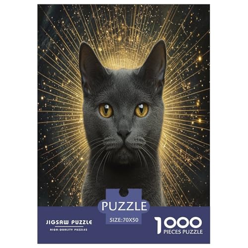 Russisch Blau Puzzles 1000 Teile Schwer Puzzle Spielzeug Lernspiel Impossible Herausforderung Spielzeug Für Erwachsene Und Kinder in Bewährter 70x50cm/1000pcs Russisch Blau Puzzles 1000 Teile Schwer Puzzle Spielzeug Lernspiel Impossible Herausforderung Spielzeug Für Erwachsene Und Kinder in Bewährter 70x50cm/1000pcs von ESPLJQRYX