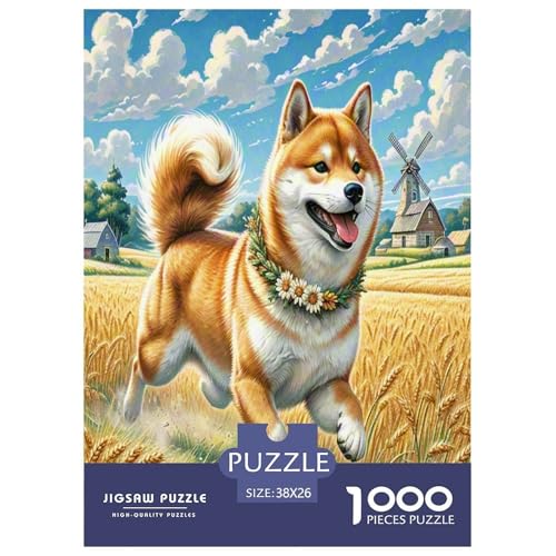 Shiba Inu Puzzle 1000-teilige Schwer Puzzle Spielzeug Lernspiel Impossible Herausforderung Spielzeug Für Erwachsene Kinder 38x26cm/1000pcs Shiba Inu Puzzle 1000-teilige Schwer Puzzle Spielzeug Lernspiel Impossible Herausforderung Spielzeug Für Erwachsene Kinder 38x26cm/1000pcs von ESPLJQRYX