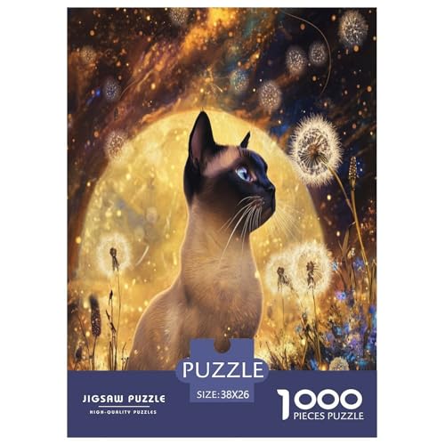 Siamese Kätzchen Puzzle 1000 Teile Schwer Puzzle Spielzeug Pädagogisches Spiel Impossible Herausforderungsspielzeug Für Erwachsene Und Kinder in Bewährter 38x26cm/1000pcs Siamese Kätzchen Puzzle 1000 Teile Schwer Puzzle Spielzeug Pädagogisches Spiel Impossible Herausforderungsspielzeug Für Erwachsene Und Kinder in Bewährter 38x26cm/1000pcs von ESPLJQRYX