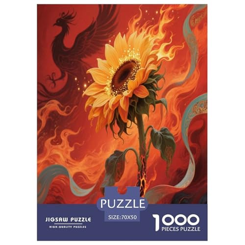 Sonnenblumen Puzzle 1000 Teile Schwer Puzzle Spielzeug Lernspiel Impossible Herausforderungsspielzeug Für Erwachsene Und Kinder Ab 14 Jahren 70x50cm/1000pcs Sonnenblumen Puzzle 1000 Teile Schwer Puzzle Spielzeug Lernspiel Impossible Herausforderungsspielzeug Für Erwachsene Und Kinder Ab 14 Jahren 70x50cm/1000pcs von ESPLJQRYX