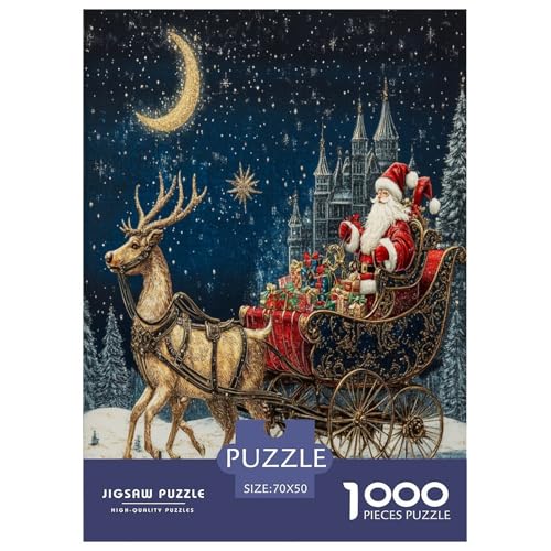 Weihnachtsmann Puzzle 1000 Teile Schwer Puzzle Spielzeug Lernspiel Impossible Herausforderungsspielzeug Für Erwachsene Und Kinder Ab 14 Jahren 70x50cm/1000pcs Weihnachtsmann Puzzle 1000 Teile Schwer Puzzle Spielzeug Lernspiel Impossible Herausforderungsspielzeug Für Erwachsene Und Kinder Ab 14 Jahren 70x50cm/1000pcs von ESPLJQRYX