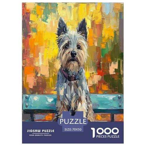 West Highland Weißer Terrier Puzzle 1000 Teile Schwer Puzzle Spielzeug Lernspiel Impossible Herausforderungsspielzeug Für Erwachsene Und Kinder in Bewährter 70x50cm/1000pcs West Highland Weißer Terrier Puzzle 1000 Teile Schwer Puzzle Spielzeug Lernspiel Impossible Herausforderungsspielzeug Für Erwachsene Und Kinder in Bewährter 70x50cm/1000pcs von ESPLJQRYX