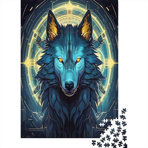 Wolf 1000 Teile Puzzle Für Erwachsene, Hochwertige Recycelbare MateriAußerirdische Und Druck Puzzlespiel, Familienspiel, Geschenk Für Liebhaber Oder Freunde Puzzel 1000pcs (75x50cm) von ESPLJQRYX