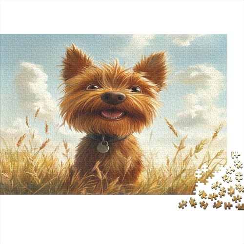 Yorkshire Terrier Puzzle 1000 Teile Puzzle Für Erwachsene Und Kinder Ab 14 Jahren,Puzzlespiel Erwachsenen Puzzlespiel Puzzel 1000pcs (75x50cm) von ESPLJQRYX