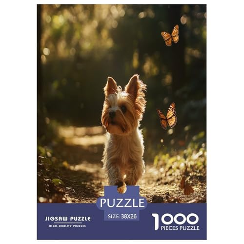 Yorkshire Terrier Puzzle 1000 Teile Schwer Puzzle Spielzeug Lernspiel Impossible Herausforderungsspielzeug Für Erwachsene Und Kinder in Bewährter 38x26cm/1000pcs Yorkshire Terrier Puzzle 1000 Teile Schwer Puzzle Spielzeug Lernspiel Impossible Herausforderungsspielzeug Für Erwachsene Und Kinder in Bewährter 38x26cm/1000pcs von ESPLJQRYX