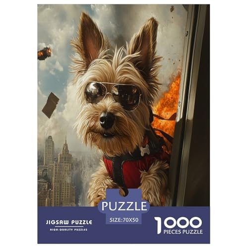 Yorkshire Terrier Puzzle 1000-teilige Schwer Puzzle Spielzeug Lernspiel Impossible Herausforderungsspielzeug Für Erwachsene Und Kinder in Bewährter 70x50cm/1000pcs Yorkshire Terrier Puzzle 1000-teilige Schwer Puzzle Spielzeug Lernspiel Impossible Herausforderungsspielzeug Für Erwachsene Und Kinder in Bewährter 70x50cm/1000pcs von ESPLJQRYX