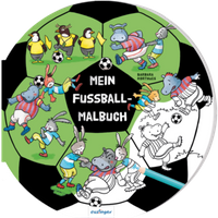 THIENEMANN 823533 Mein Fußball-Malbuch von ESSLINGER