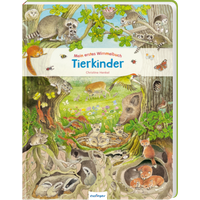 THIENEMANN 823544 Mein erstes Wimmelbuch Tierkinder von ESSLINGER