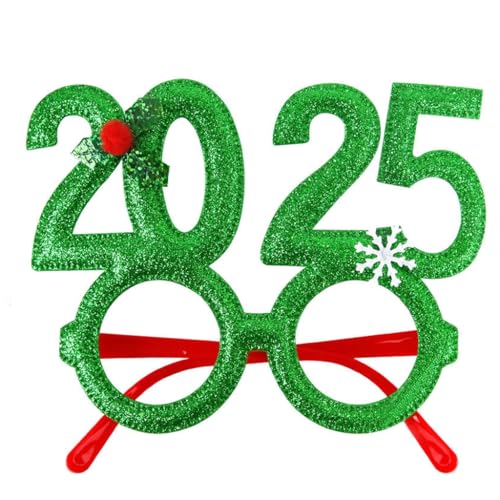 ESTCNK 2025 Brille Neujahr Party Requisiten Cosplay Kostüme Papier Stirnband für Bühne von ESTCNK