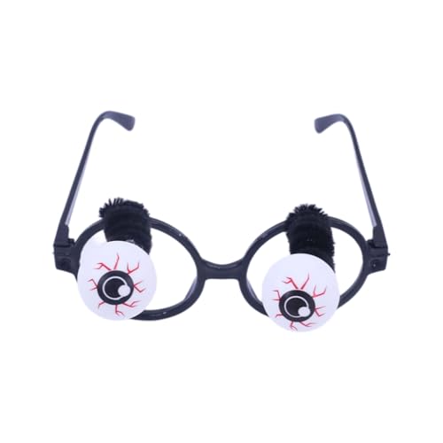 ESTCNK Prank Halloween Brille Kostüm Zubehör Augapfel Brille Cosplay Brille von ESTCNK