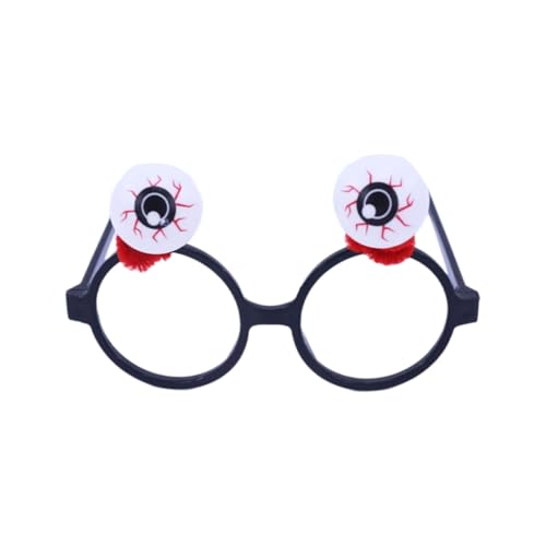 ESTCNK Prank Halloween Brille Kostüm Zubehör Augapfel Brille Cosplay Brille von ESTCNK