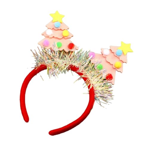 ESTCNK Vielseitiges Weihnachtsbaum-Stirnband aus Filz, Weihnachtsfeier, Kopfschmuck, Styling-Zubehör für Schulveranstaltungen und Partys von ESTCNK