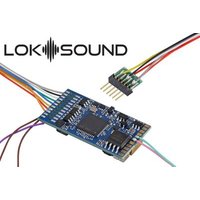 ESU 58416 H0 SPUR 0 LokSound 5 DCC/MM/SX/M4 "Leerdecoder", 6-pin NEM651, mit Lautsprecher 11x15mm von ESU