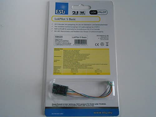 ESU 59020 LokPilot 5 Basic, DCC 8-pin NEM652 von FOXCUP